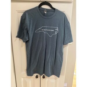 Next‎ Level Apparel North Carolina Graphic T-Shirt Novelty Statement Tee Size M